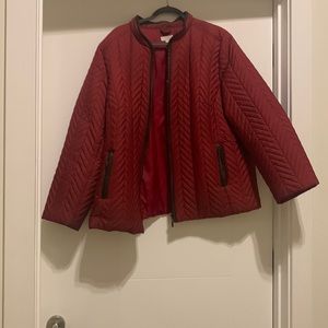 Charter Club Red Coat